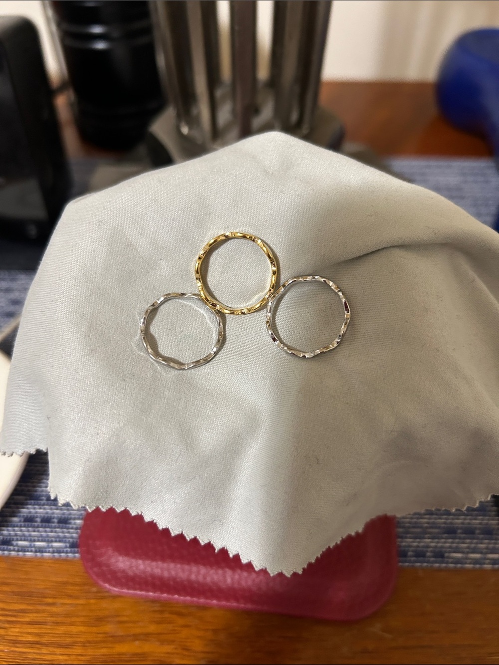 Delicate Twisted Stackable Rings - costume jewelry